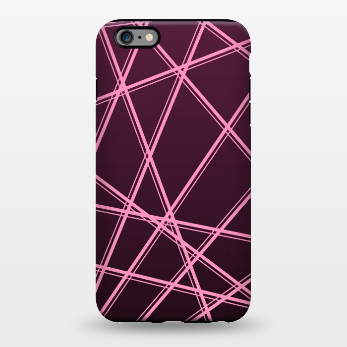 iPhone 6/6s plus StrongFit PINK LINES PATTERN by MALLIKA