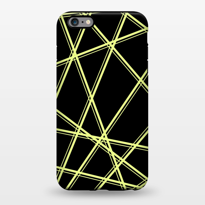 iPhone 6/6s plus StrongFit YELLOW LINES PATTERN by MALLIKA
