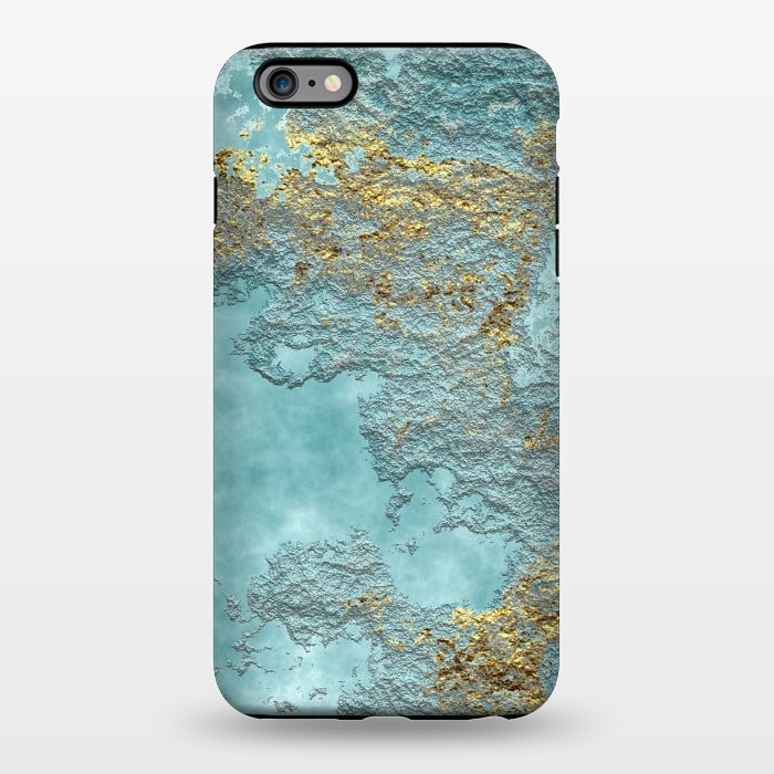 iPhone 6/6s plus StrongFit Gold Teal Minearal by Andrea Haase