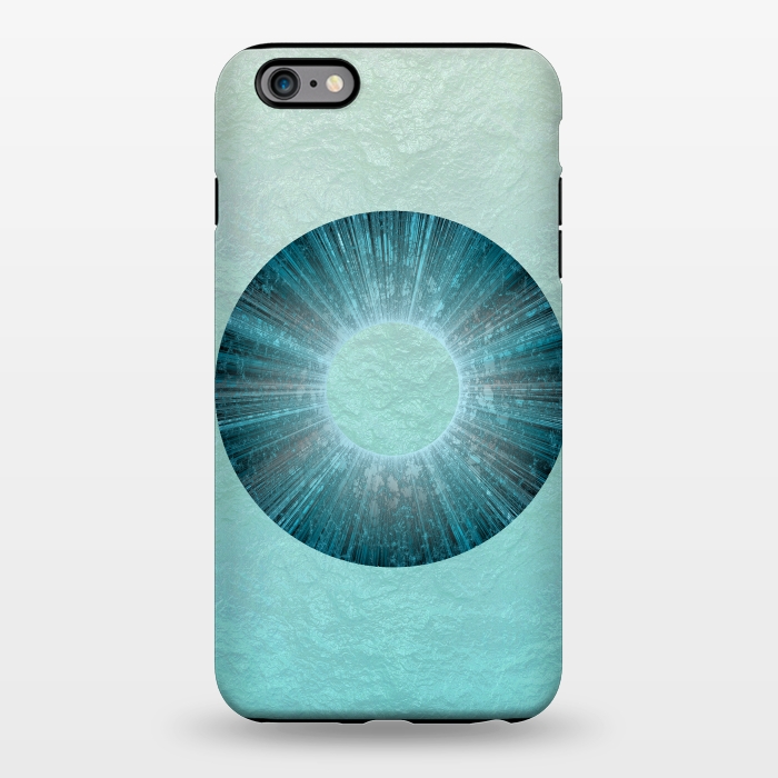 iPhone 6/6s plus StrongFit Turquoise Alien Iris 2 by Andrea Haase