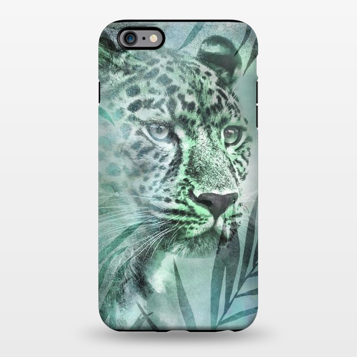 iPhone 6/6s plus StrongFit Cheetah Green Jungle 2 by Andrea Haase