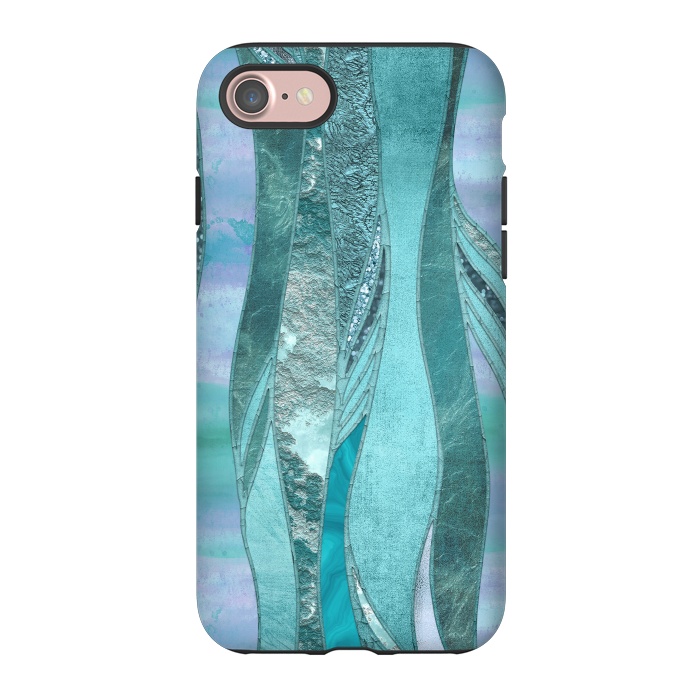 iPhone 7 StrongFit Turquoise Green Glamour by Andrea Haase