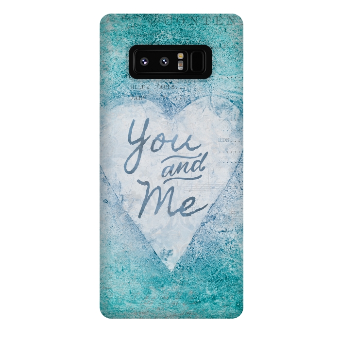 Galaxy Note 8 StrongFit You And Me Love Heart by Andrea Haase