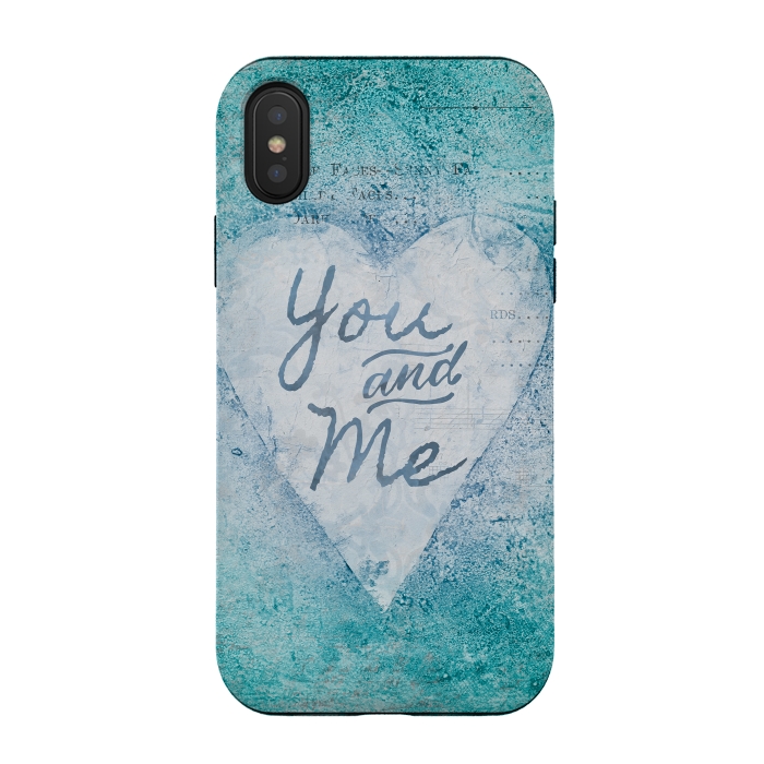 iPhone Xs / X StrongFit You And Me Love Heart by Andrea Haase