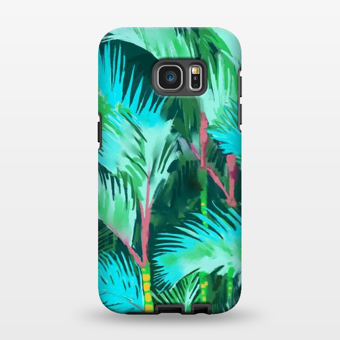 Galaxy S7 EDGE StrongFit Palm Forest by Uma Prabhakar Gokhale