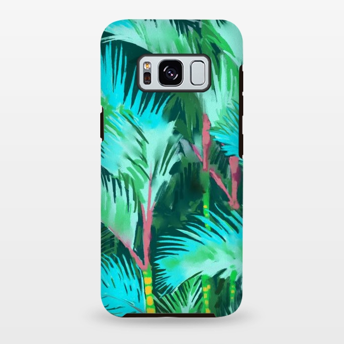 Galaxy S8 plus StrongFit Palm Forest by Uma Prabhakar Gokhale