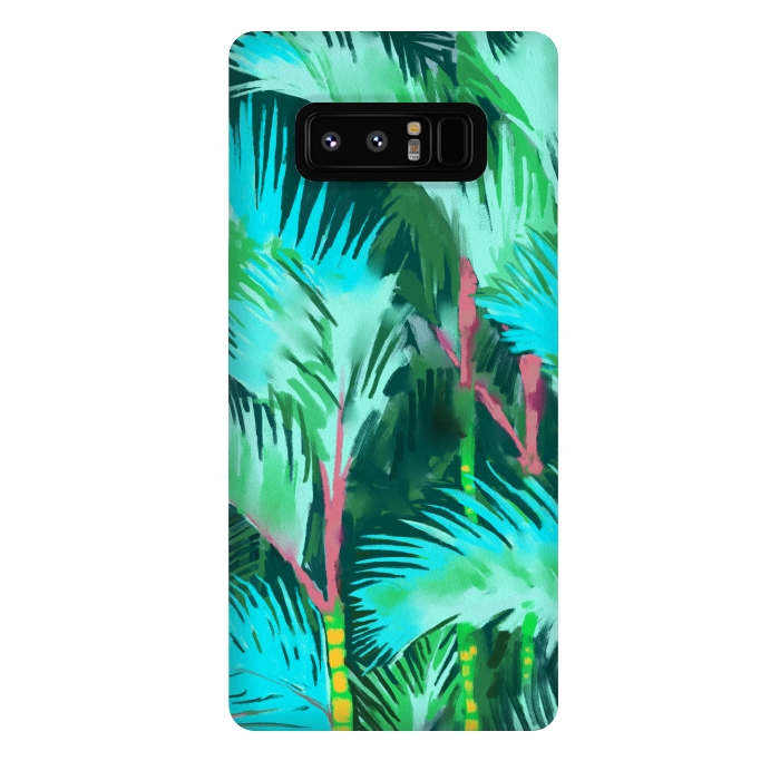Galaxy Note 8 StrongFit Palm Forest by Uma Prabhakar Gokhale