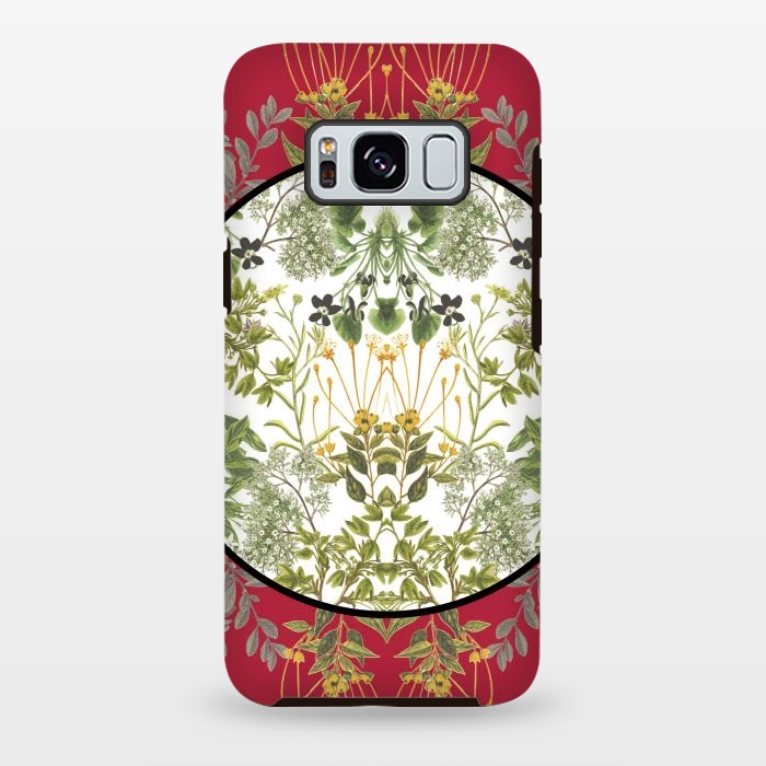 Galaxy S8 plus StrongFit Botanic Patchwork by Zala Farah