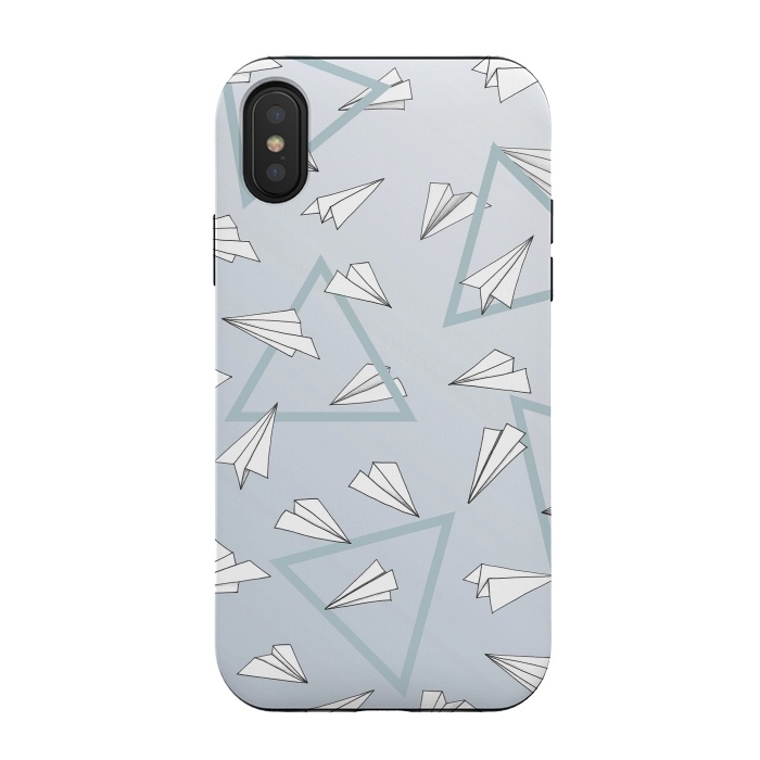 iPhone Xs / X StrongFit Paper Planes by Barlena