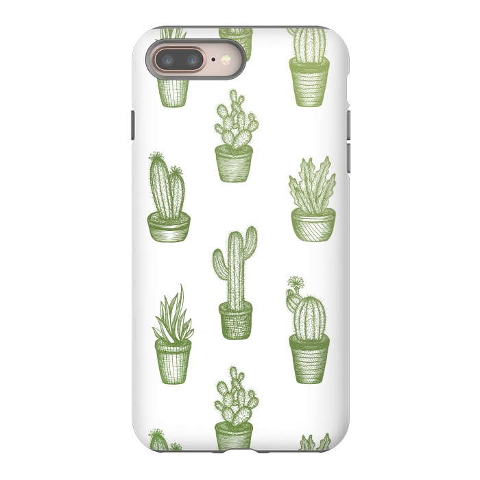 iPhone 7 plus StrongFit Succulents by Barlena