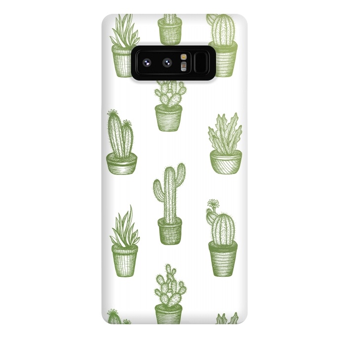 Galaxy Note 8 StrongFit Succulents by Barlena