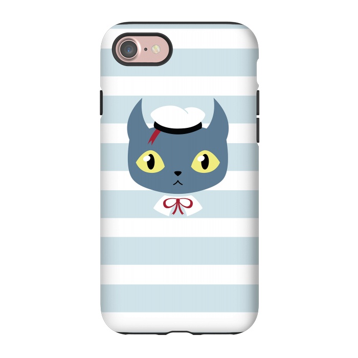 iPhone 7 StrongFit Sailor cat by Laura Nagel