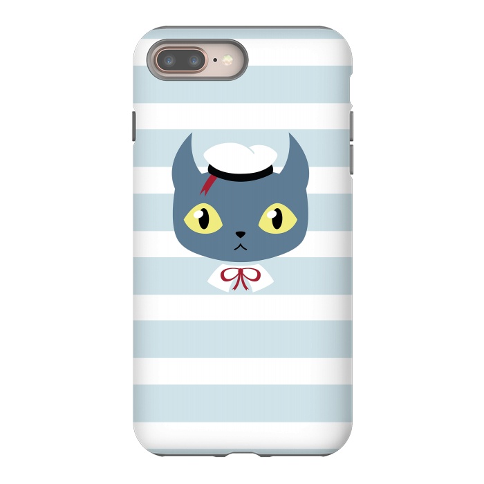iPhone 7 plus StrongFit Sailor cat by Laura Nagel