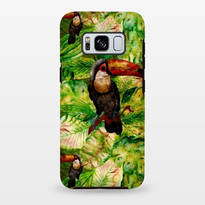 Galaxy S8 plus StrongFit Tropical Jungle Bird by  Utart