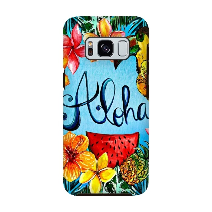 Galaxy S8 StrongFit Aloha Tropical Fruits by  Utart