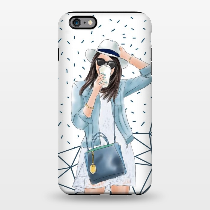 iPhone 6/6s plus StrongFit Trendy City Fashion Girl by DaDo ART