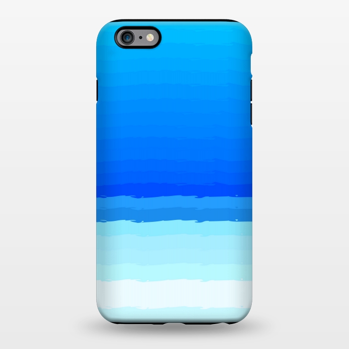 iPhone 6/6s plus StrongFit blue shaded lines shades by MALLIKA