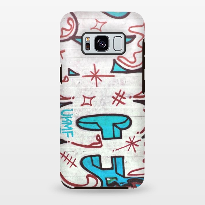 Galaxy S8 plus StrongFit Spray Paint Grafitti Tag by Andrea Haase
