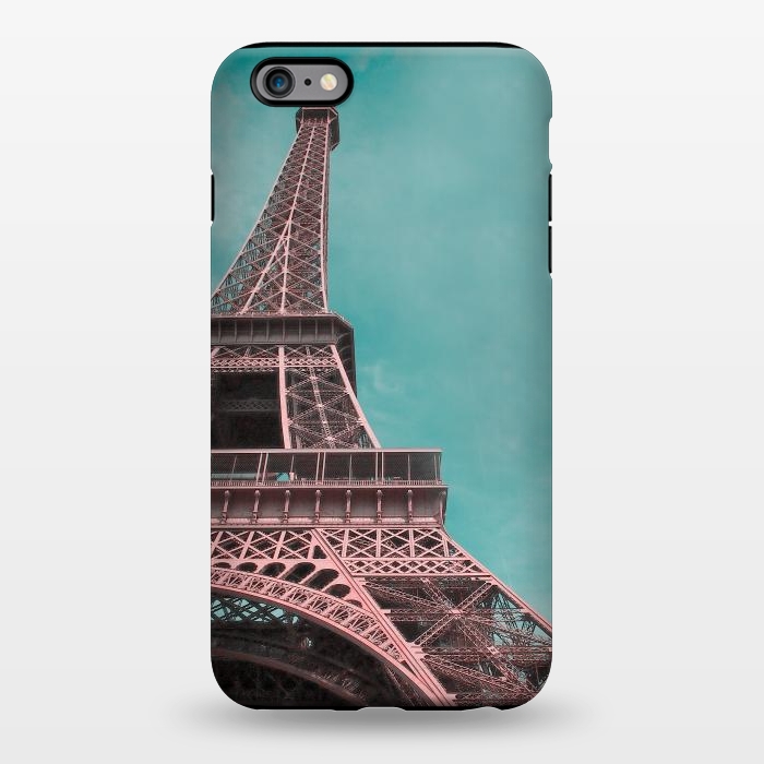 iPhone 6/6s plus StrongFit Pink Paris Eiffeltower by Andrea Haase