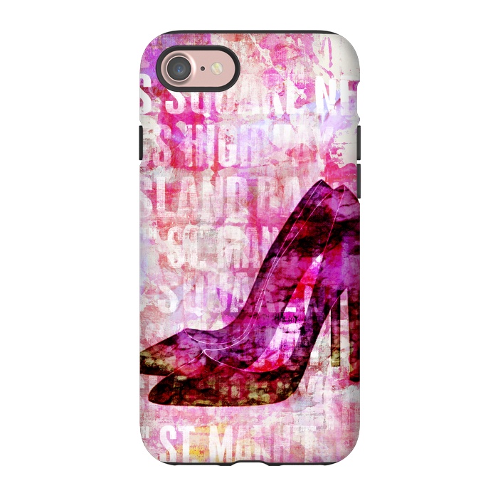 iPhone 7 StrongFit High Heels Pink Mixed Media Art by Andrea Haase