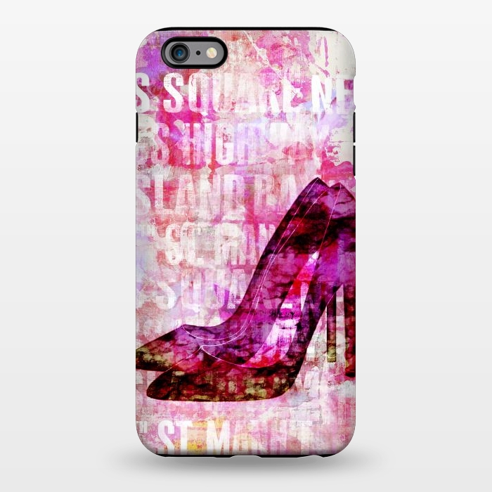 iPhone 6/6s plus StrongFit High Heels Pink Mixed Media Art by Andrea Haase