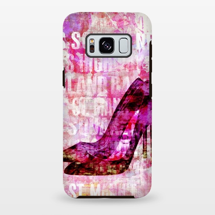Galaxy S8 plus StrongFit High Heels Pink Mixed Media Art by Andrea Haase