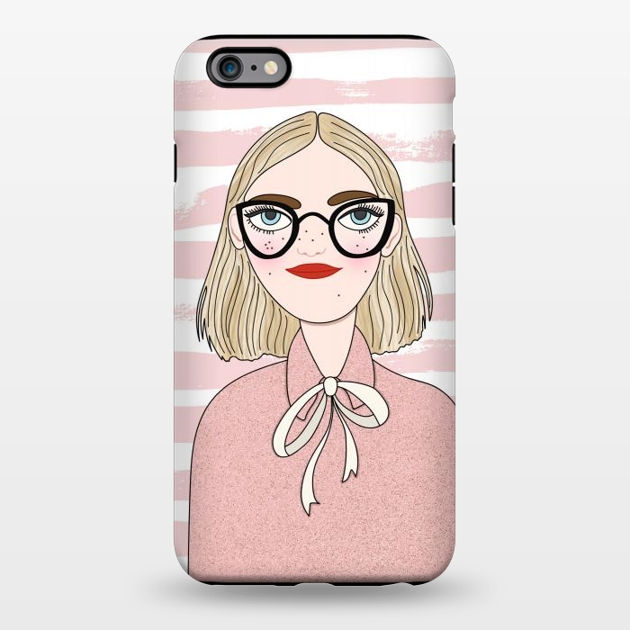 iPhone 6/6s plus StrongFit Cute Pink Fashion Girl by DaDo ART