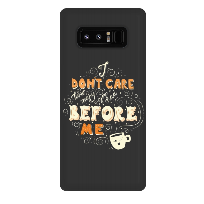 Galaxy Note 8 StrongFit Coffee typography funny design by Jelena Obradovic