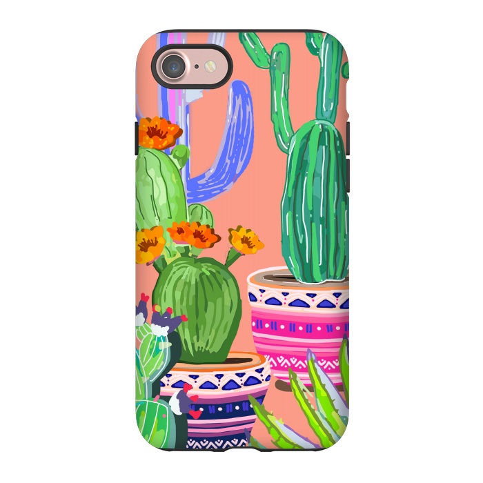 iPhone 7 StrongFit Cactus wonderland by MUKTA LATA BARUA