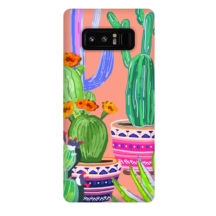 Galaxy Note 8 StrongFit Cactus wonderland by MUKTA LATA BARUA