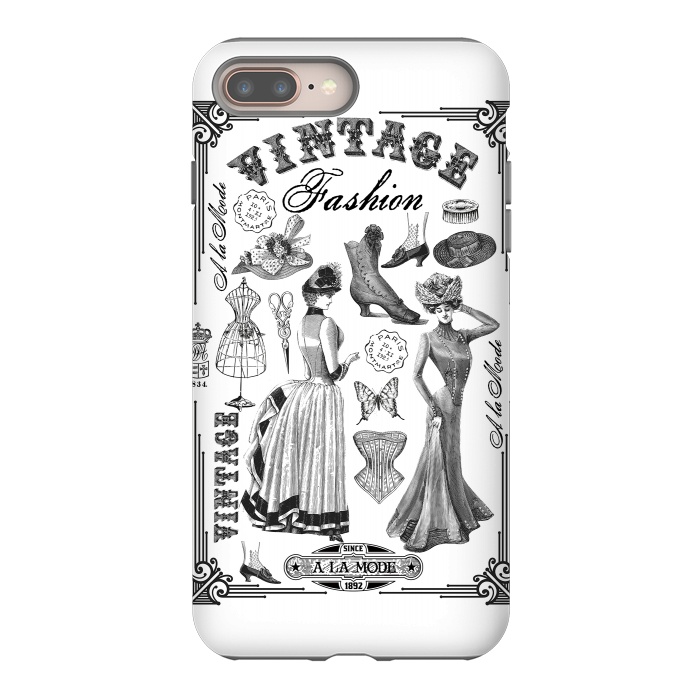 iPhone 7 plus StrongFit Vintage Fashion Ladies by Andrea Haase
