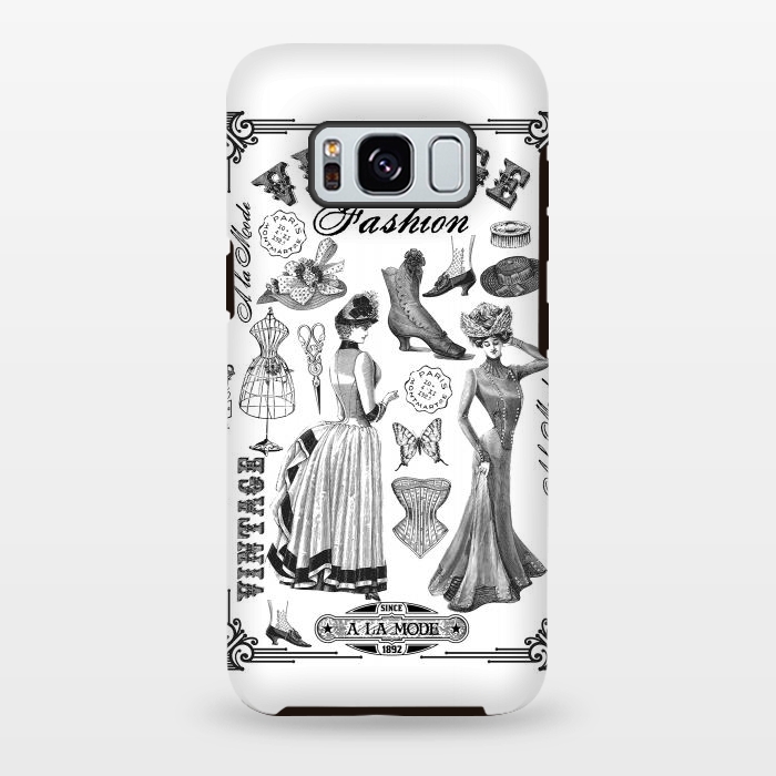Galaxy S8 plus StrongFit Vintage Fashion Ladies by Andrea Haase