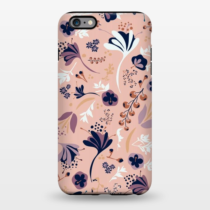 iPhone 6/6s plus StrongFit Beautiful Blooms on Salmon Pink by Paula Ohreen