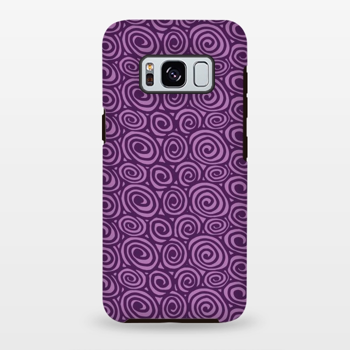 Galaxy S8 plus StrongFit Spiral pattern by Laura Nagel
