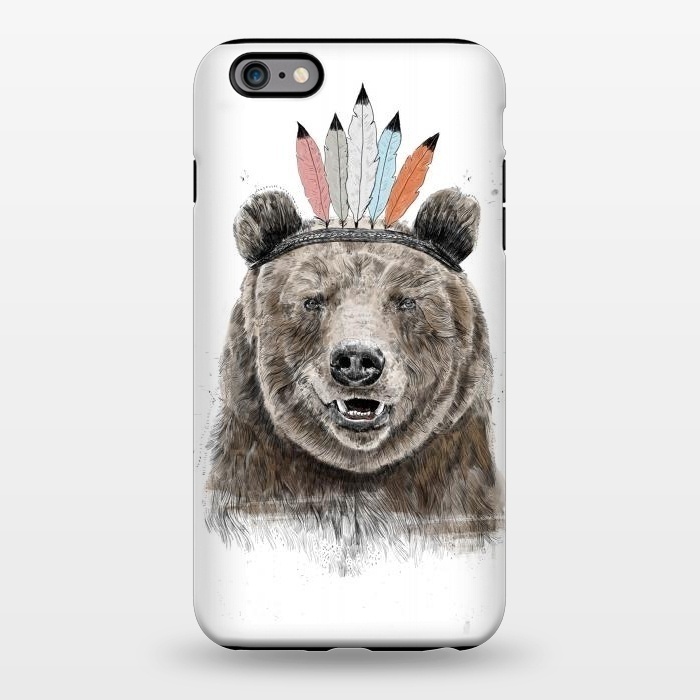 iPhone 6/6s plus StrongFit Festival bear by Balazs Solti