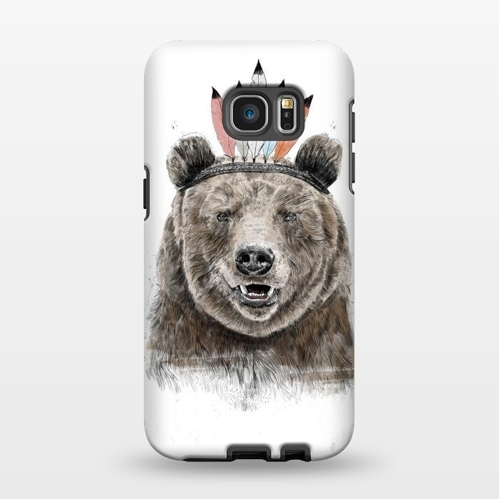 Galaxy S7 EDGE StrongFit Festival bear by Balazs Solti