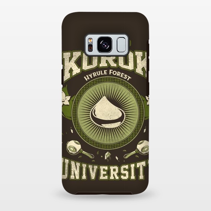Galaxy S8 plus StrongFit Korok University by Ilustrata