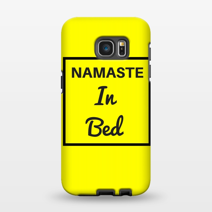 Galaxy S7 EDGE StrongFit namaste in bed by MALLIKA