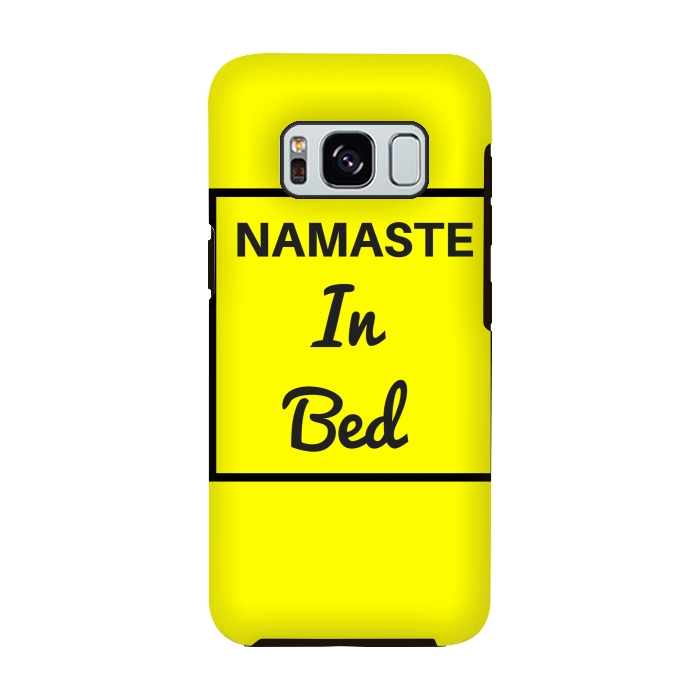 Galaxy S8 StrongFit namaste in bed by MALLIKA