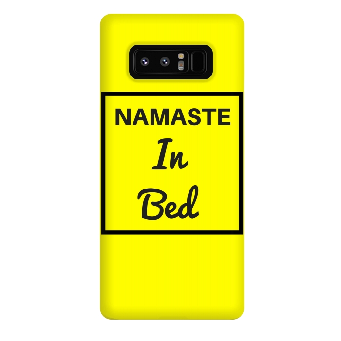 Galaxy Note 8 StrongFit namaste in bed by MALLIKA