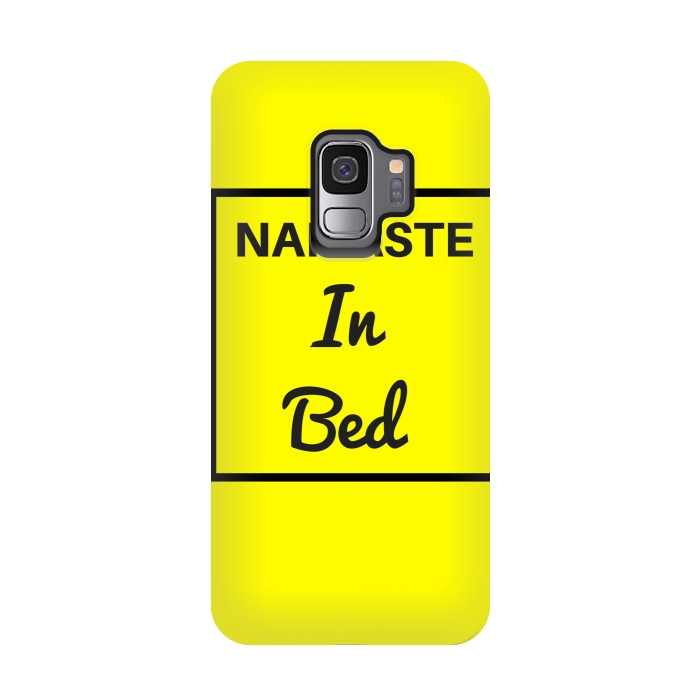 Galaxy S9 StrongFit namaste in bed by MALLIKA