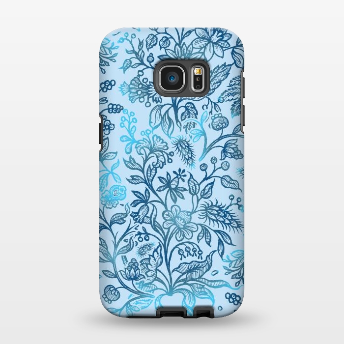 Galaxy S7 EDGE StrongFit Flower Style Pattern II by Bledi
