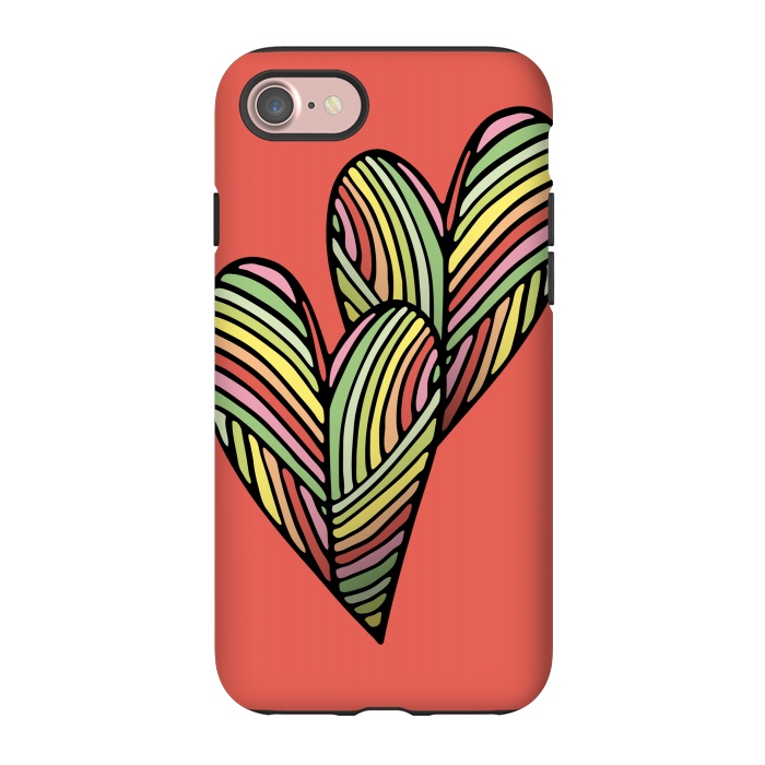 iPhone 7 StrongFit Two Hearts by Majoih