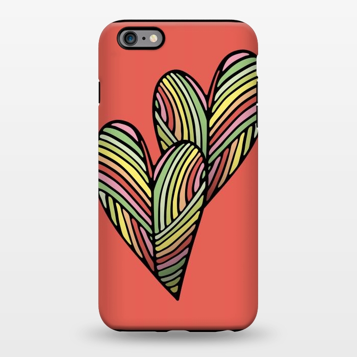 iPhone 6/6s plus StrongFit Two Hearts by Majoih
