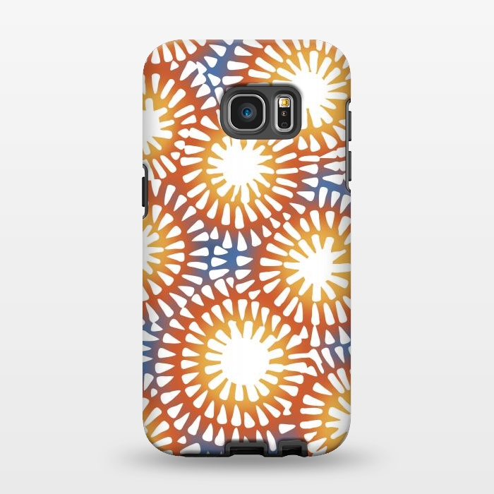 Galaxy S7 EDGE StrongFit Fireworks by Majoih