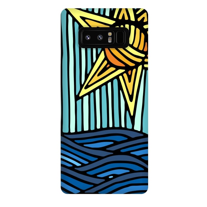 Galaxy Note 8 StrongFit Sunny Sky by Majoih