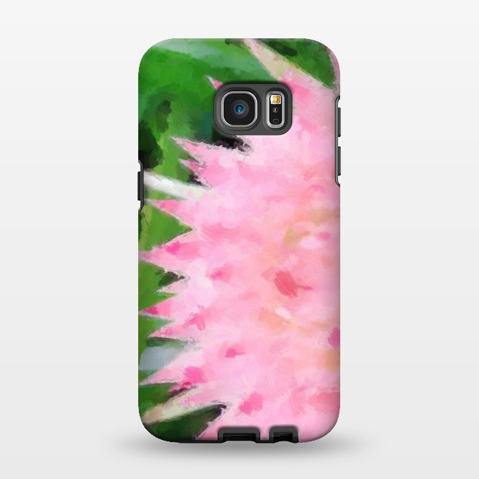 Galaxy S7 EDGE StrongFit Pink Explosion by Majoih