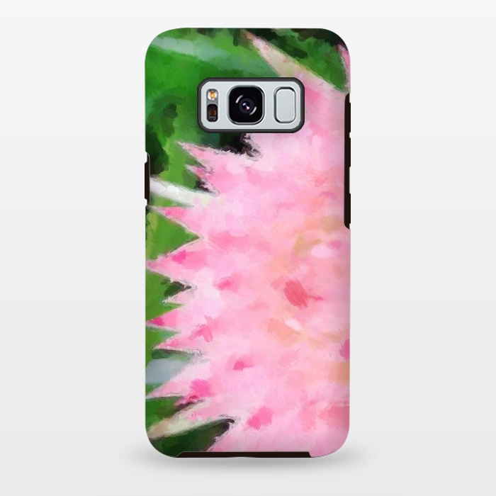 Galaxy S8 plus StrongFit Pink Explosion by Majoih