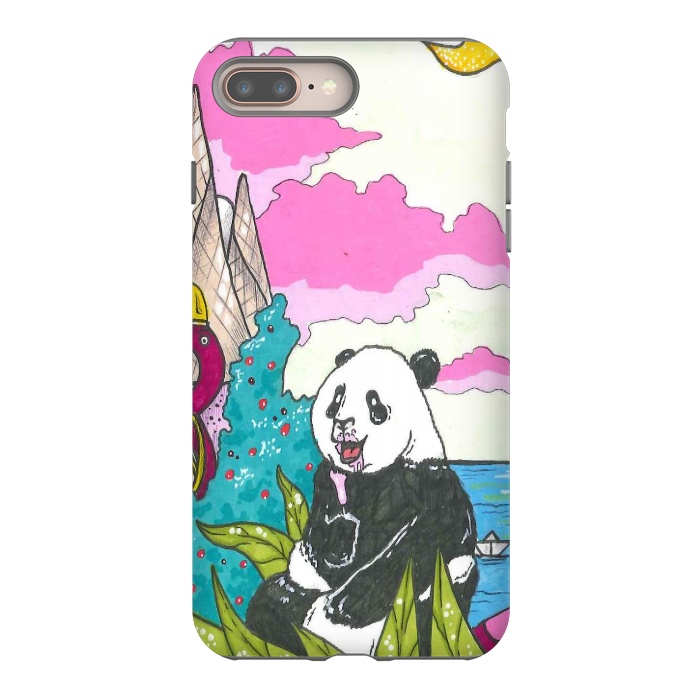 iPhone 7 plus StrongFit sugar panda by Varo Lojo