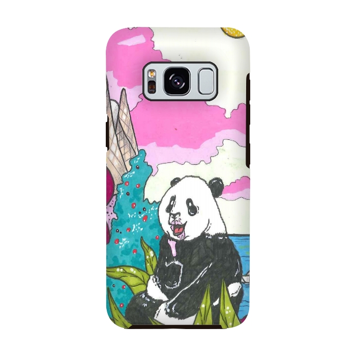 Galaxy S8 StrongFit sugar panda by Varo Lojo